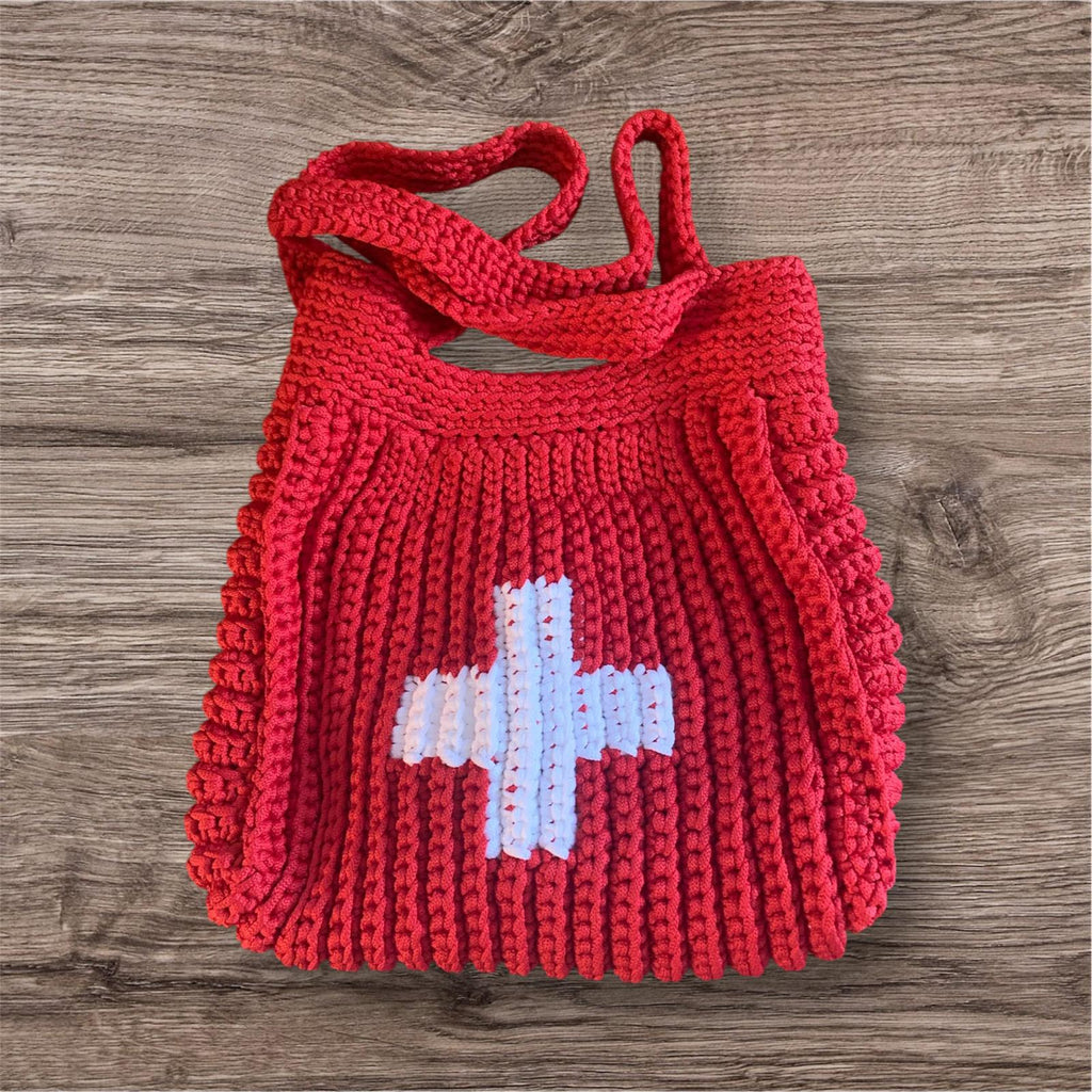 Oh là là Suisse - die gehäkelte Statement-Tasche