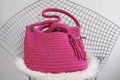 PINK DIAMOND ✦ Crochet Statement Bag