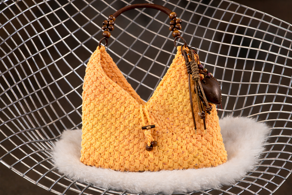 ORANGE LIGHT – Artisan Crochet Bag