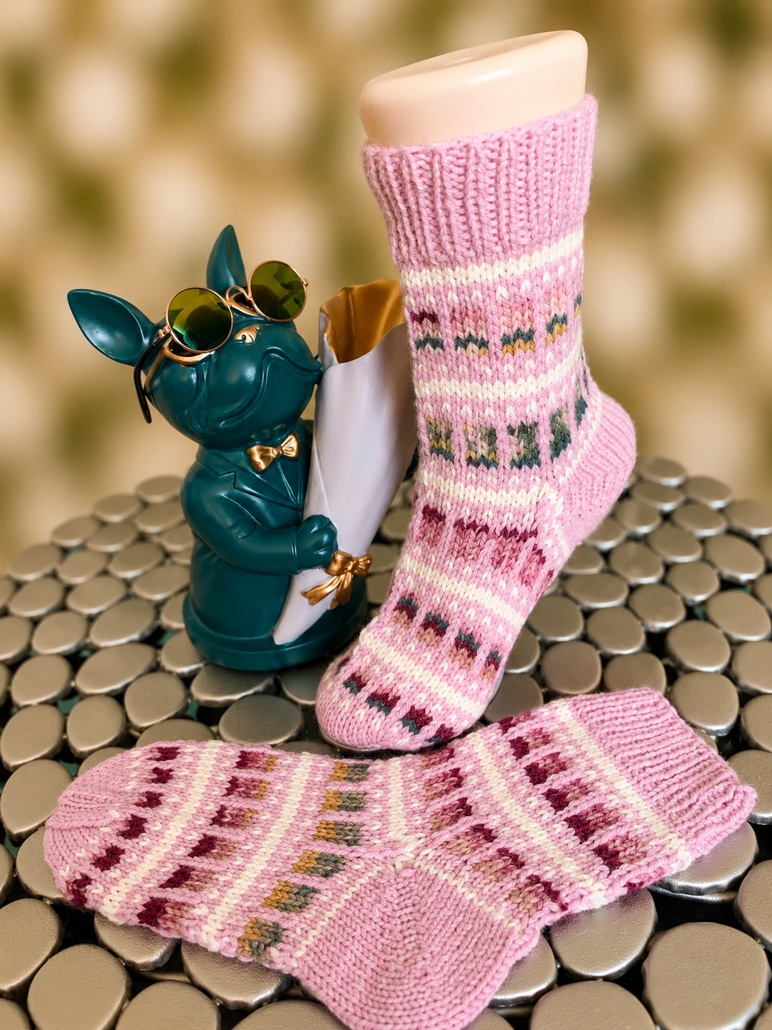 Kuschelsocke bunt Gr. 38-39