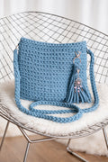 Azure Whisper – die handgehäkelte Statement-Bag