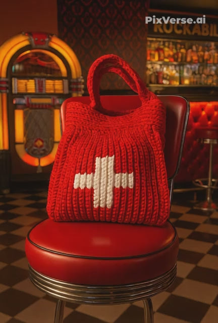 Oh là là Suisse - die gehäkelte Statement-Tasche