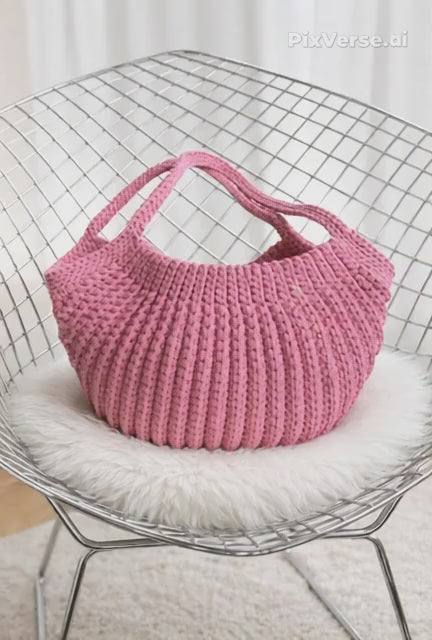 MAISON RIVA – Handgehäkelte Soft Sculpture Bag